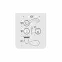 MANIGLIE PER PORTE COLOMBO DESIGN SERIE TACTA SU ROSETTA