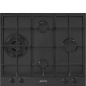SMEG GASKOCHFELD PX364LMB MATT BLACK 60 CM