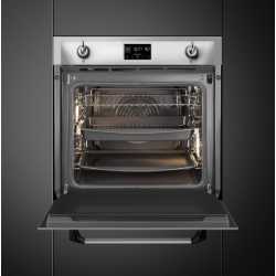 SMEG SOP6902S2PN COMBI STEAM OVEN VICTORIA AESTHETIC GALILEO PLATFORM PYROSTEAM BLACK