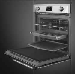 SMEG SOP6902S2PN HORNO COMBINADO VAPOR LINEA VICTORIA PLATAFORMA GALILEO PYROSTEAM NEGRO