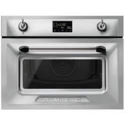 SMEG KOMBI-MIKROWELLE SO4902M1X EDELSTAHL DESIGNLINIE VICTORIA