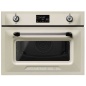 FORNO COMBINATO MICROONDE SMEG SO4902M1P PANNA SERIE VICTORIA