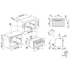 FORNO COMBINATO MICROONDE SMEG SO4902M1P PANNA SERIE VICTORIA