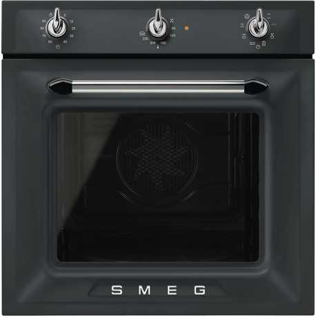 FORNO TERMOVENTILATO SMEG SF69M3TNO SERIE VICTORIA NERO OPACO