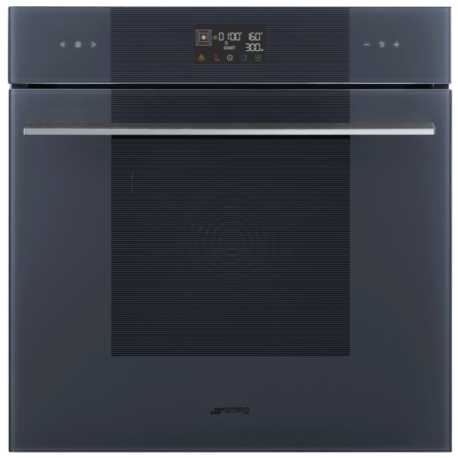 SMEG SO6102M2G EINBAU KOMPAKT-MIKROWELLEN DESIGNLINIEN LINEA NEPTUNE GREY