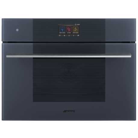 SMEG SO4104APG HORNO COMBINADO MICROONDAS H 45 CM ESTÉTICAS LINEA NEPTUNE GREY