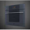 SMEG SO4104APG EINBAU KOMPAKT-MIKROWELLEN BACKOFEN H 45 CM DESIGNLINIEN LINEA NEPTUNE GREY