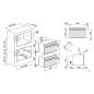 SMEG SO4104APG EINBAU KOMPAKT-MIKROWELLEN BACKOFEN H 45 CM DESIGNLINIEN LINEA NEPTUNE GREY