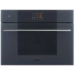SMEG SO4104S4PG HORNO COMBINADO H 45 CM VAPOR ESTÉTICAS LINEA NEPTUNE GREY