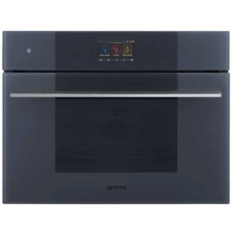 SMEG SO4104S4PG FOUR COMBINÈ VAPEUR H 45 CM ESTHÉTIQUE LINEA NEPTUNE GREY
