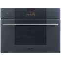 SMEG SO4104M2PG EINBAU KOMPAKT-MIKROWELLEN H 45 CM DESIGNLINIEN LINEA NEPTUNE GREY