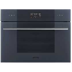 SMEG SO4104S4PG EINBAU DAMPFGAREN KOMBINIERT H 45 CM DESIGNLINIEN LINEA NEPTUNE GREY