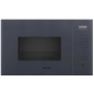 SMEG FMI125G MIKROWELLE + GRILL H 39 CM DESIGNLINIEN LINEA NEPTUNE GREY