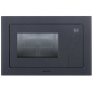 SMEG FMI120G MIKROWELLE + GRILL H 39 CM DESIGNLINIEN LINEA NEPTUNE GREY