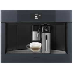 SMEG CMS4104G MACHINE À CAFÉ ENCASTRABLE ESTHÉTIQUE LINEA NEPTUNE GREY