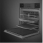 SMEG SOP6102S2PB3 COMBI STEAM OVEN AESTHETIC LINEA DEEP BLACK