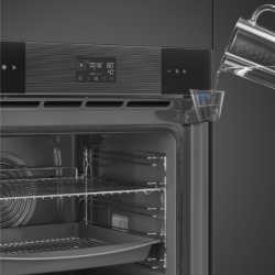 SMEG SOP6102S2PB3 HORNO COMBINADO VAPOR ESTÉTICAS LINEA DEEP BLACK