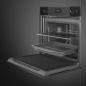 SMEG SOP6101S2B3 COMBI STEAM OVEN AESTHETIC LINEA DEEP BLACK