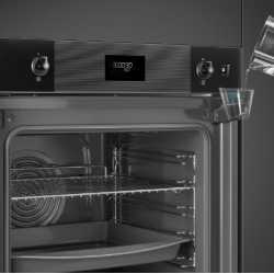 SMEG SO6101S2B3 HORNO COMBINADO VAPOR ESTÉTICAS LINEA DEEP BLACK