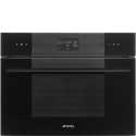 SMEG SO4102M1B3 COMBI MICROWAVE OVEN H 45 CM AESTHETIC LINEA DEEP BLACK