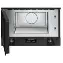SMEG MP122B3 MIKROWELLE + GRILL H 39 CM DESIGNLINIEN LINEA DEEP BLACK