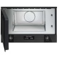 SMEG MP122B3 MICROWAVE OVEN WITH ELECTRIC GRILL H 39 CM AESTHETIC LINEA DEEP BLACK
