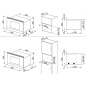 FORNO A MICROONDE CON CORNICE SMEG MP122B3