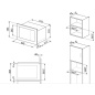 FORNO A MICROONDE CON CORNICE SMEG FMI125N