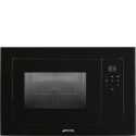 SMEG FMI120B3 MICROWAVE OVEN WITH ELECTRIC GRILL H 39 CM AESTHETIC LINEA DEEP BLACK