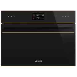 SMEG SO4602M1NR EINBAU-KOMPAKT MIKROWELLENBACKOFEN DOLCE STIL NOVO 60X45 CM