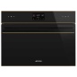 SMEG SO4602M1NR EINBAU-KOMPAKT MIKROWELLENBACKOFEN DOLCE STIL NOVO 60X45 CM