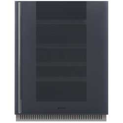 SMEG CVI138RG UNDER COUNTER WINE COOLER AESTHETIC LINEA NEPTUNE GREY H 82-87 CM