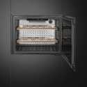 SMEG CVI121G WEINLAGERSCHRANK EINBAUGERAT DESIGNLINIEN LINEA NEPTUNE GREY H 45 CM