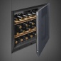 SMEG CVI121G BUILT-IN WINE COOLER AESTHETIC LINEA NEPTUNE GREY H 45 CM