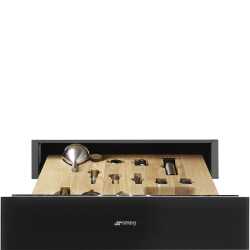 SMEG CPS115B3 CAJÓN CALIENTALAPLOS SOMELIER ESTÉTICAS LINEA NEGRO