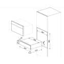 SMEG CPS115B3 CAJÓN CALIENTALAPLOS SOMELIER ESTÉTICAS LINEA NEGRO