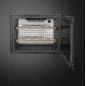 SMEG CVI121B3 BUILT-IN WINE COOLER AESTHETIC LINEA BLACK H 45 CM
