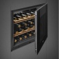 SMEG CVI121B3 BUILT-IN WINE COOLER AESTHETIC LINEA BLACK H 45 CM