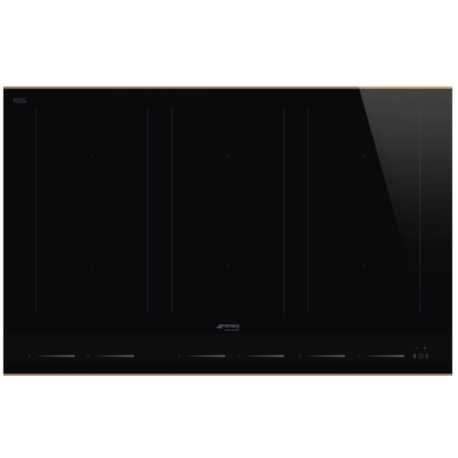SMEG SIM6864R INDUCTION HOB BLACK CERAMIC GLASS 80 CM DOLCE STIL NOVO