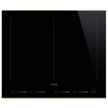 SMEG SIM6644R INDUCTION HOB BLACK CERAMIC GLASS 60 CM DOLCE STIL NOVO SMEG SIM6644R INDUCTION HOB BLACK CERAMIC GLASS 60 CM DOLCE STIL NOVO