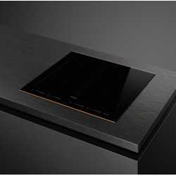 SMEG SIM6644R INDUKTIONSKOCHFELD GLASKERAMIK SCHWARZ 60 CM DOLCE STIL NOVO