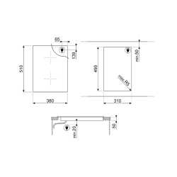 PIANO COTTURA A INDUZIONE SMEG SIM6323R