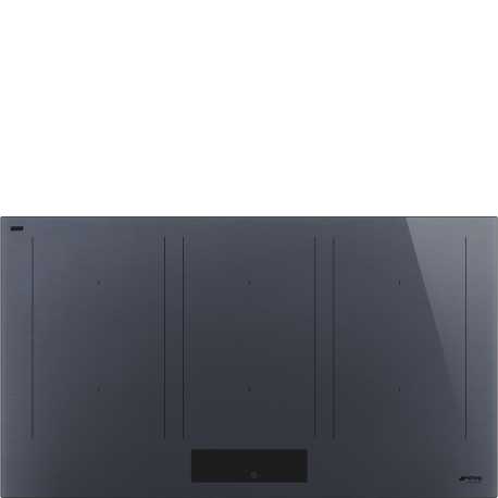 SMEG SIM1964DG INDUKTIONSKOCHFELD DESIGNLINIEN LINEA NEPTUNE GREY 90 CM