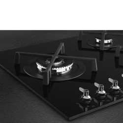 SMEG PV395LN TABLE DE CUISSON VERRE NOIR 90 CM ESTHÉTIQUES CLASSICA