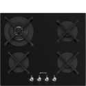 SMEG GASKOCHFELD PV364N GLASKERAMIK SCHWARZ 65 CM DESIGNLINIEN CLASSICI