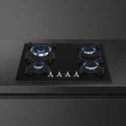 SMEG PV364N TABLE DE CUISSON VERRE NOIR 65 CM ESTHÉTIQUES CLASSICA