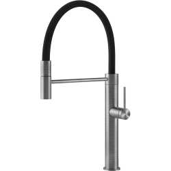 SMEG MID6SS SPÜLTISCHMISCHER MIT VERSTELLBARER GEBÜRSTETER EDELSTAHL