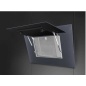 SMEG KV194G WALL MOUNTED HOOD AESTHETIC LINEA NEPTUNE GREY 90 CM
