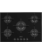 SMEG PV175B3 GAS HOB BLACK GLASS AESTHETIC LINEA 72 CM SMEG PV175B3 GAS HOB BLACK GLASS AESTHETIC LINEA 72 CM