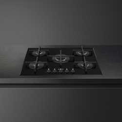 SMEG PV175B3 ENCIMERA DE COCCIÓN CRISTAL NEGRO ESTÉTICAS LINEA 72 CM
